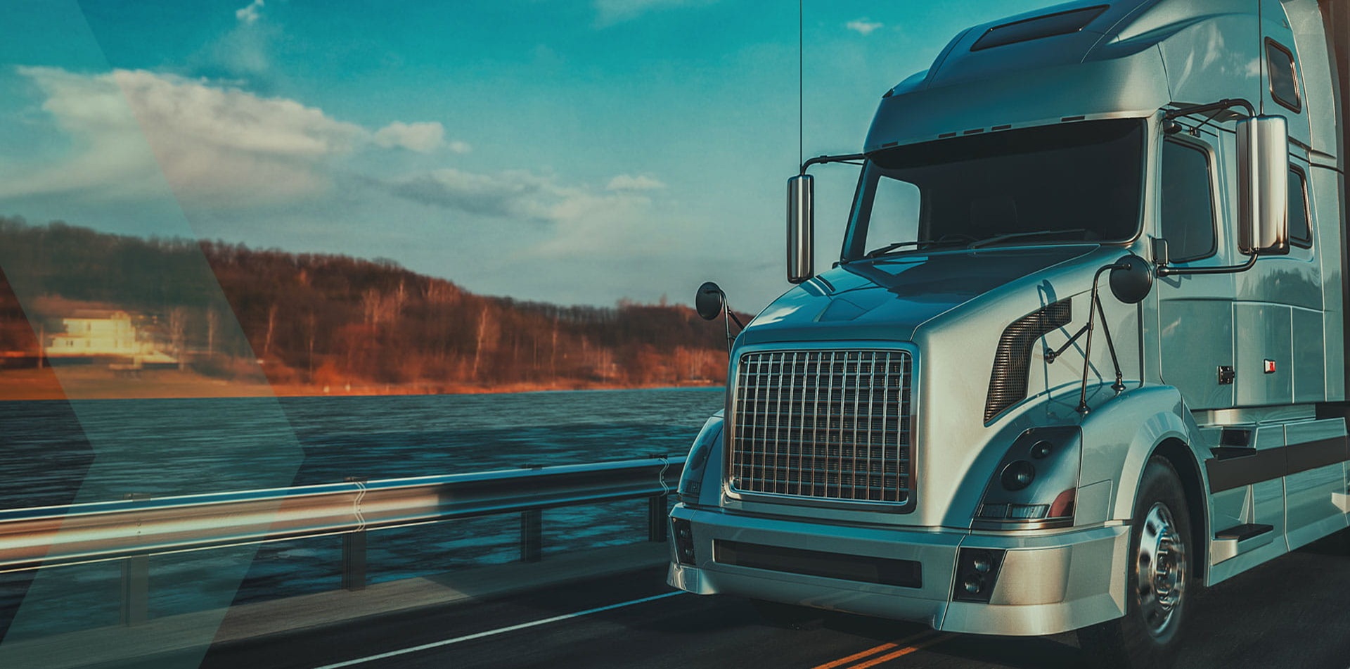 Dispatcher monitoring freight routes on multiple screens